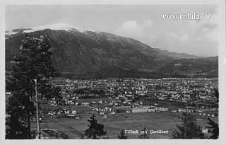 Villach mit Gerlitzen - Kärnten - alte historische Fotos Ansichten Bilder Aufnahmen Ansichtskarten 