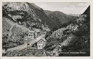 Grenzübergang Plöckenpass - Europa - alte historische Fotos Ansichten Bilder Aufnahmen Ansichtskarten 