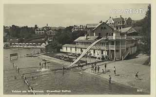 Strandbad Bulfon in Velden - alte historische Fotos Ansichten Bilder Aufnahmen Ansichtskarten 