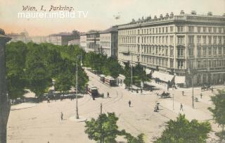 Wien - Parkring - Wien,Innere Stadt - alte historische Fotos Ansichten Bilder Aufnahmen Ansichtskarten 