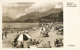 Millstatt - Strandbad - Kärnten - alte historische Fotos Ansichten Bilder Aufnahmen Ansichtskarten 