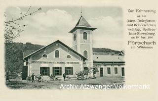 Pörtschach Feuerwehr - Kärnten - alte historische Fotos Ansichten Bilder Aufnahmen Ansichtskarten 