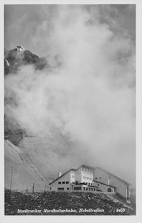 Innsbruck Nordkettenbahn, Nebeltreiben - alte historische Fotos Ansichten Bilder Aufnahmen Ansichtskarten 