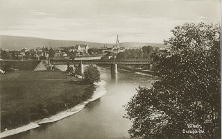 Eisenbahnbrücke - Villach - alte historische Fotos Ansichten Bilder Aufnahmen Ansichtskarten 