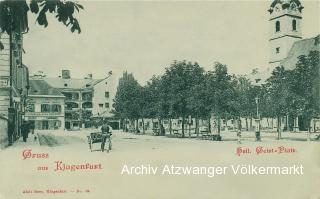 Klagenfurt Heiligen Geist Platz - Klagenfurt am Wörthersee - alte historische Fotos Ansichten Bilder Aufnahmen Ansichtskarten 