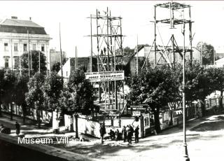 Errichtung des neuen Postamtes - Postgasse - alte historische Fotos Ansichten Bilder Aufnahmen Ansichtskarten 