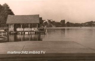 Bootshaus der ehemaligen Gemeinde Maria Gail - alte historische Fotos Ansichten Bilder Aufnahmen Ansichtskarten 