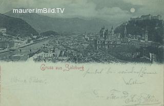 Gruss aus Salzburg - alte historische Fotos Ansichten Bilder Aufnahmen Ansichtskarten 