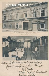 Villach - Romantik Restaurant Sandwirt - alte historische Fotos Ansichten Bilder Aufnahmen Ansichtskarten 