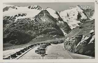 Parkplatz Grossglockner Hochalpenstrasse - Oesterreich - alte historische Fotos Ansichten Bilder Aufnahmen Ansichtskarten 