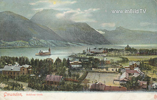 Gmunden, Schloss Orth. - alte historische Fotos Ansichten Bilder Aufnahmen Ansichtskarten 