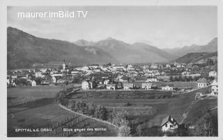 Blick gegen das Mölltal - alte historische Fotos Ansichten Bilder Aufnahmen Ansichtskarten 