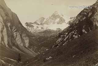 Glockner vom Ködnitzthal - Kärnten - alte historische Fotos Ansichten Bilder Aufnahmen Ansichtskarten 