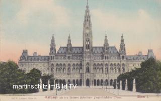 Rathaus - Wien  1.,Innere Stadt - alte historische Fotos Ansichten Bilder Aufnahmen Ansichtskarten 