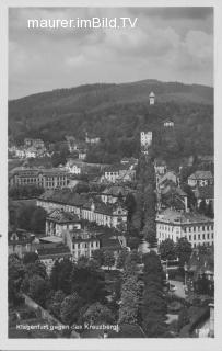 Blickrichtung Kreuzbergl - Klagenfurt(Stadt) - alte historische Fotos Ansichten Bilder Aufnahmen Ansichtskarten 
