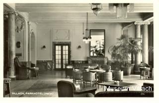 Hotelhalle, um 1912 - Villach(Stadt) - alte historische Fotos Ansichten Bilder Aufnahmen Ansichtskarten 