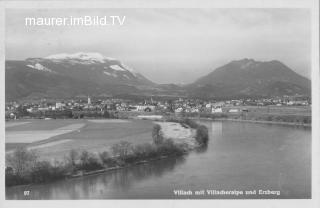 Drau bei St. Agathen - Villach(Stadt) - alte historische Fotos Ansichten Bilder Aufnahmen Ansichtskarten 