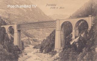 Pontebbana, km 56.760 Ponte di Muro Viadukt - Udine - alte historische Fotos Ansichten Bilder Aufnahmen Ansichtskarten 