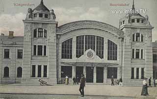 Bahnhof Klagenfurt - alte historische Fotos Ansichten Bilder Aufnahmen Ansichtskarten 