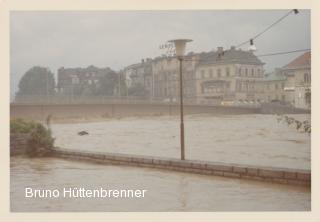 Villach Hochwasser - Villach-Innere Stadt - alte historische Fotos Ansichten Bilder Aufnahmen Ansichtskarten 