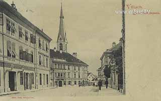 Bahnhofstrasse - Villach-Innere Stadt - alte historische Fotos Ansichten Bilder Aufnahmen Ansichtskarten 