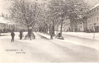 Neumarkt in Steiermark - Winteransicht - Steiermark - alte historische Fotos Ansichten Bilder Aufnahmen Ansichtskarten 