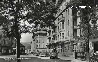 Parkhotel - Villach-Innere Stadt - alte historische Fotos Ansichten Bilder Aufnahmen Ansichtskarten 