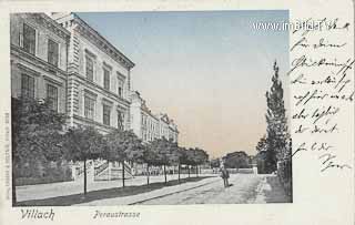 Villach Peraustrasse - Gymnasium - alte historische Fotos Ansichten Bilder Aufnahmen Ansichtskarten 