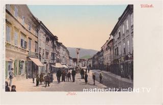 Villach Hauptplatz - Villach-Innere Stadt - alte historische Fotos Ansichten Bilder Aufnahmen Ansichtskarten 