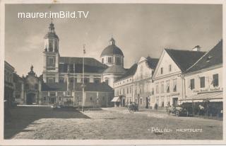 Pöllau - Hauptplatz - Oesterreich - alte historische Fotos Ansichten Bilder Aufnahmen Ansichtskarten 