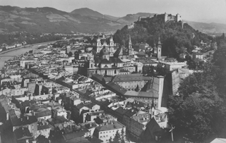 Salzburg, Elektrischer Aufzug - alte historische Fotos Ansichten Bilder Aufnahmen Ansichtskarten 