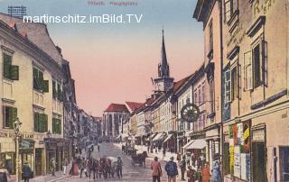 Villach, Hauptplatz - Kärnten - alte historische Fotos Ansichten Bilder Aufnahmen Ansichtskarten 