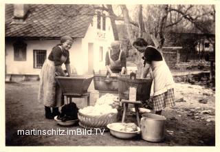 Faak am See, Kunstmühle mit Wäscherinnen - Kärnten - alte historische Fotos Ansichten Bilder Aufnahmen Ansichtskarten 