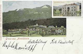 Bahnhofshotel - Kärnten - alte historische Fotos Ansichten Bilder Aufnahmen Ansichtskarten 