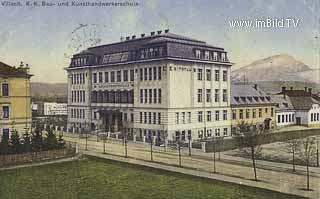 Bau- und Kunsthandwerkerschule - Oesterreich - alte historische Fotos Ansichten Bilder Aufnahmen Ansichtskarten 