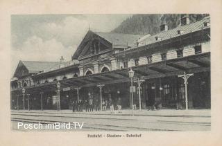 Pontebbana, Bahnhof Pontafel - Europa - alte historische Fotos Ansichten Bilder Aufnahmen Ansichtskarten 
