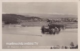 Strandbad Klagenfurt und Maria Loretto - alte historische Fotos Ansichten Bilder Aufnahmen Ansichtskarten 