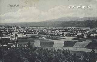 Blick vom Kreuzbergl - Klagenfurt am Wörthersee - alte historische Fotos Ansichten Bilder Aufnahmen Ansichtskarten 