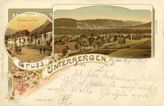 Gruss aus Unterbergen - Oesterreich - alte historische Fotos Ansichten Bilder Aufnahmen Ansichtskarten 