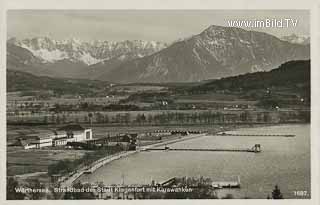 Strandbad Klagenfurt - alte historische Fotos Ansichten Bilder Aufnahmen Ansichtskarten 