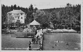 Strandhotel Amerika - Kärnten - alte historische Fotos Ansichten Bilder Aufnahmen Ansichtskarten 