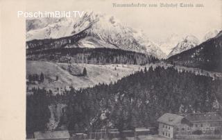 Tarvis, Bahnhof mit Karawanken - Tarvisio - alte historische Fotos Ansichten Bilder Aufnahmen Ansichtskarten 