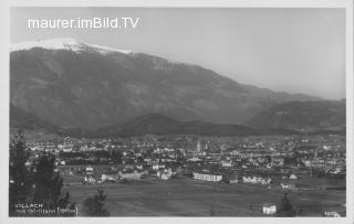 Villach vom Süden - Villach - alte historische Fotos Ansichten Bilder Aufnahmen Ansichtskarten 