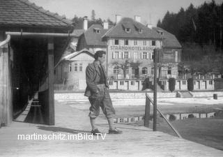 Egg am See, Strandhotel Aschgan - Egg am Faaker See - alte historische Fotos Ansichten Bilder Aufnahmen Ansichtskarten 