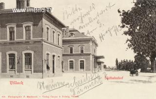 Südbahnhof (Hauptbahnhof) - alte historische Fotos Ansichten Bilder Aufnahmen Ansichtskarten 