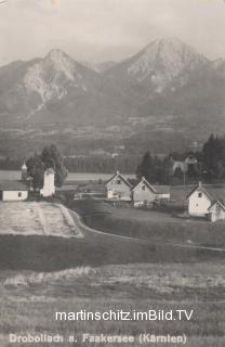 Blick von Greuth auf Drobollach - alte historische Fotos Ansichten Bilder Aufnahmen Ansichtskarten 