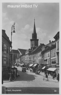 Hauptplatz Villach - Villach - alte historische Fotos Ansichten Bilder Aufnahmen Ansichtskarten 