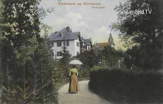 Pörtschach - Parkpartie - Oesterreich - alte historische Fotos Ansichten Bilder Aufnahmen Ansichtskarten 