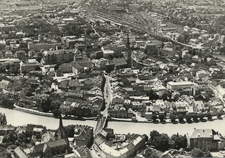 Villach mit alter Stadbrücke - alte historische Fotos Ansichten Bilder Aufnahmen Ansichtskarten 