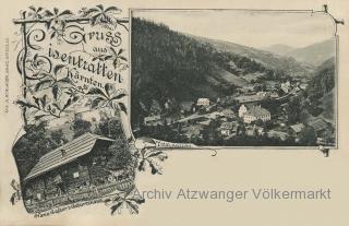 Eisentratten und Geburtshaus von Hans Gasser - Oesterreich - alte historische Fotos Ansichten Bilder Aufnahmen Ansichtskarten 